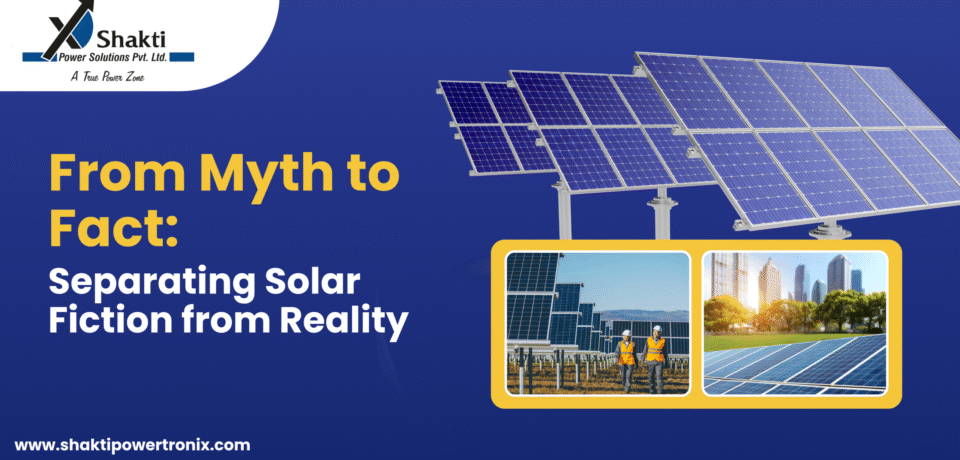 Blue and Yellow Modern Solar Energy Company Banner Blue and Yellow Modern Solar Energy Company Banner