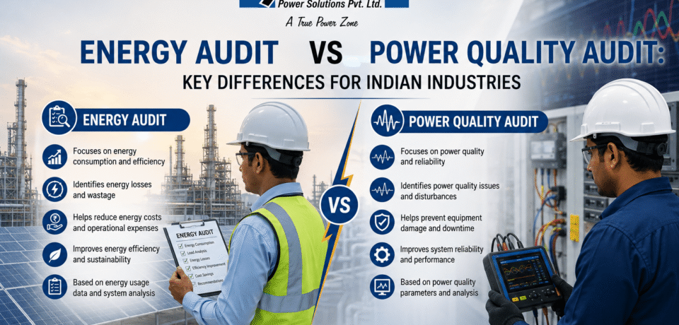 Energy Audit vs Power Quality Audit: Key Differences for Indian Industries